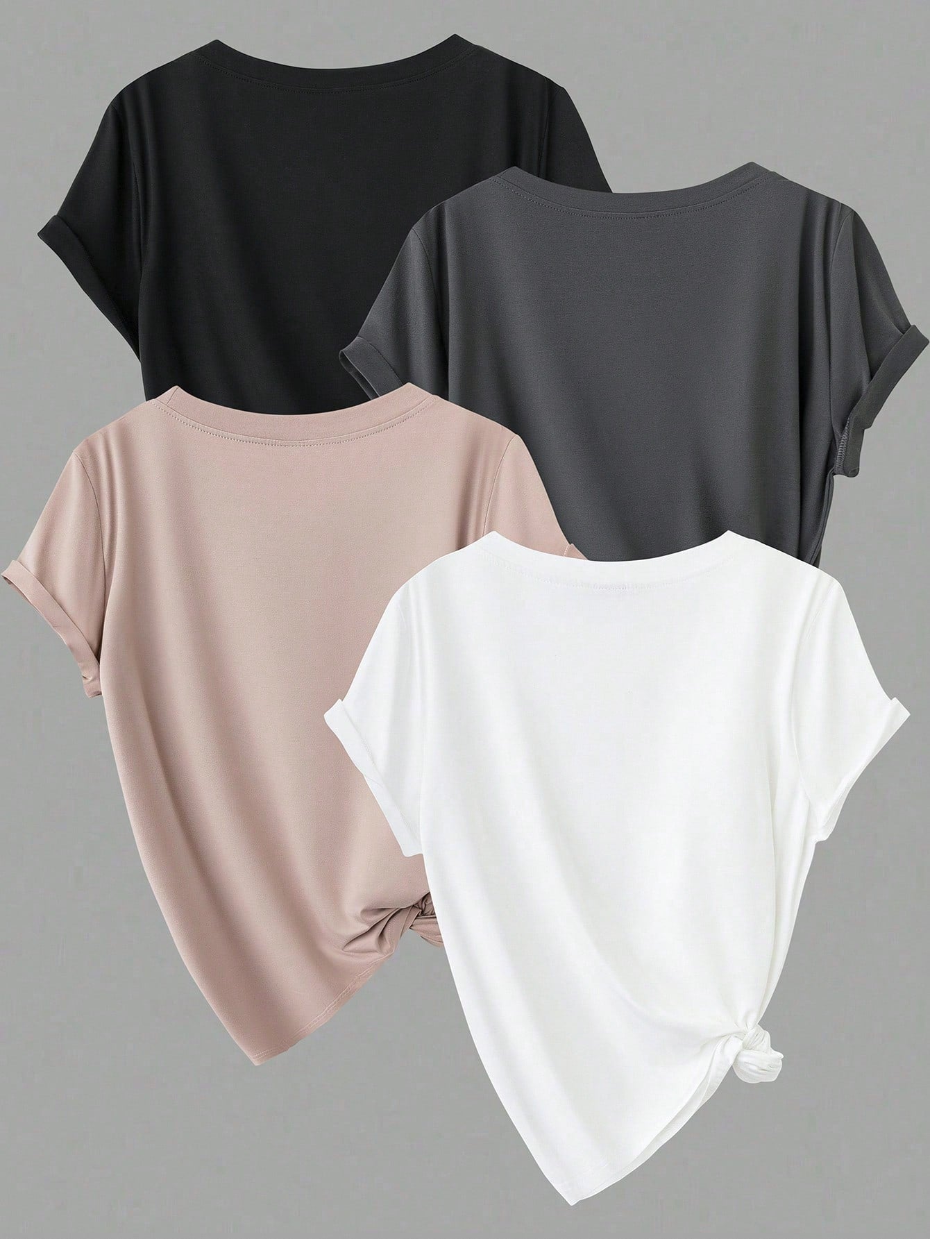 EMERY ROSE 4PCS Plus Size T-Shirts