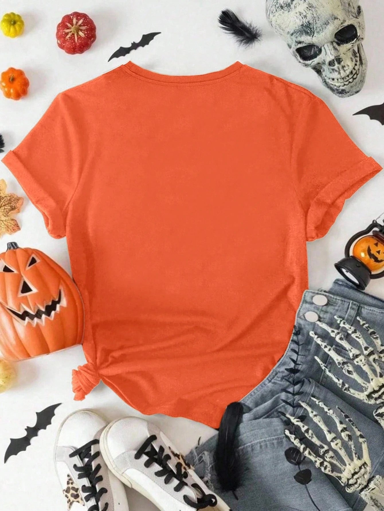 EMERY ROSE Plus Size Cute Group Of Ghost Halloween T-Shirt, Party, Halloween