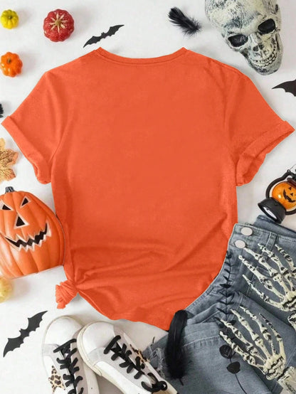 EMERY ROSE Plus Size Cute Group Of Ghost Halloween T-Shirt, Party, Halloween