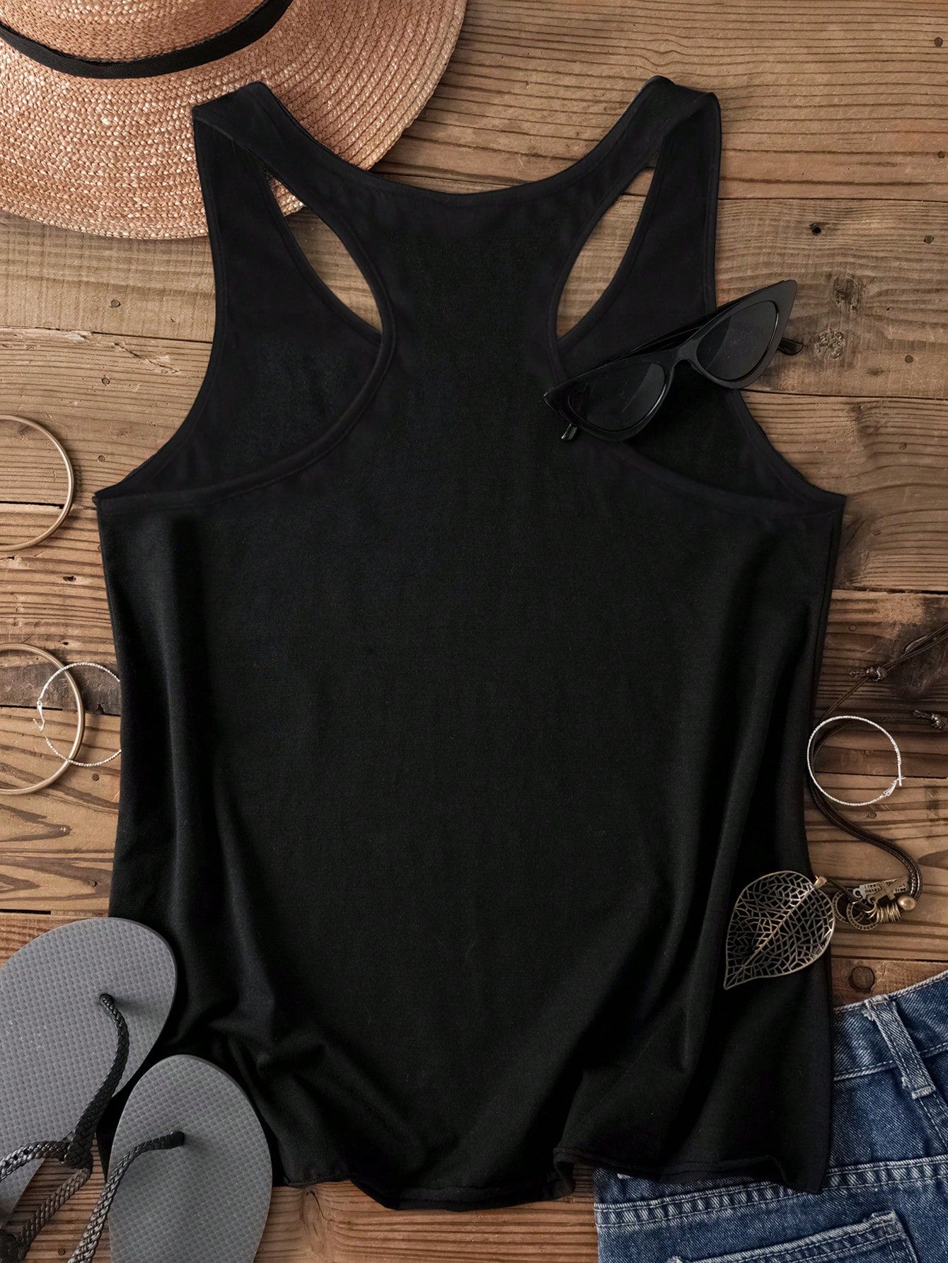 EMERY ROSE Plus Size Women Black Rhinestone "Limited Edition" Letter Print Camisole Tank Top,Summer Smart Casual Night Out Club Minimalist Back To School Top