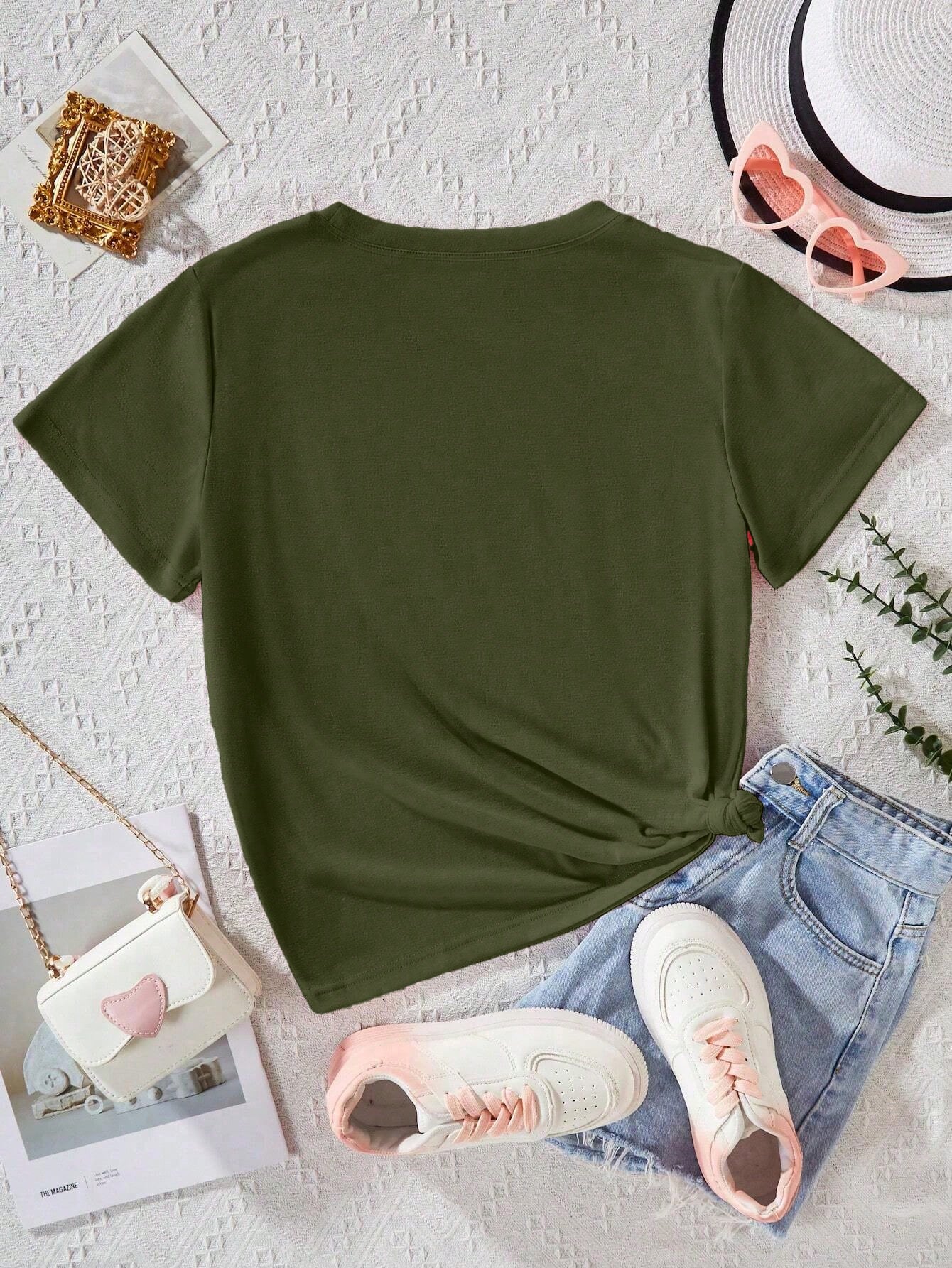 EMERY ROSE Too Many Storms Plus Size Short Sleeved T Shirts