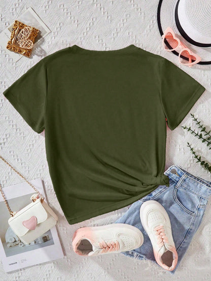 EMERY ROSE Too Many Storms Plus Size Short Sleeved T Shirts