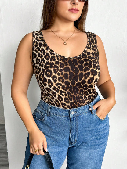 Essnce 3pcs/Set Plus Size Women Casual Round Neck Tank Tops
