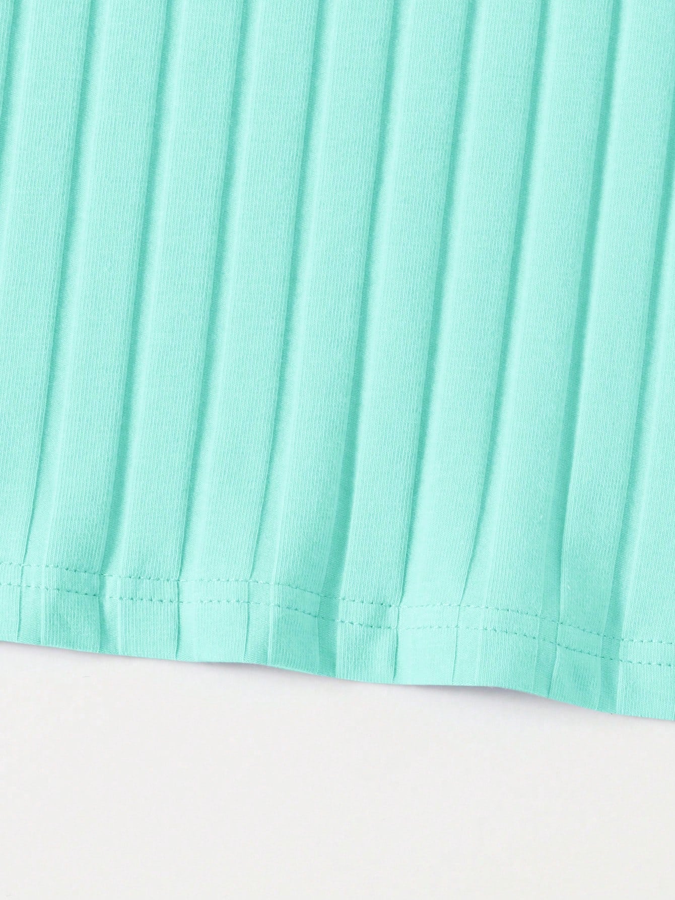 Essnce Solid Color Rib-Knit Sleeveless Dress For Summer