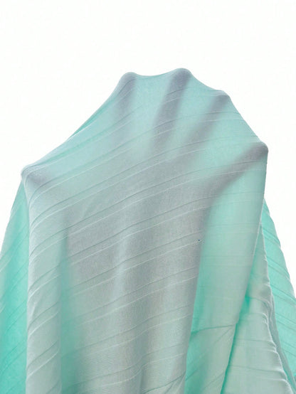 Essnce Solid Color Rib-Knit Sleeveless Dress For Summer