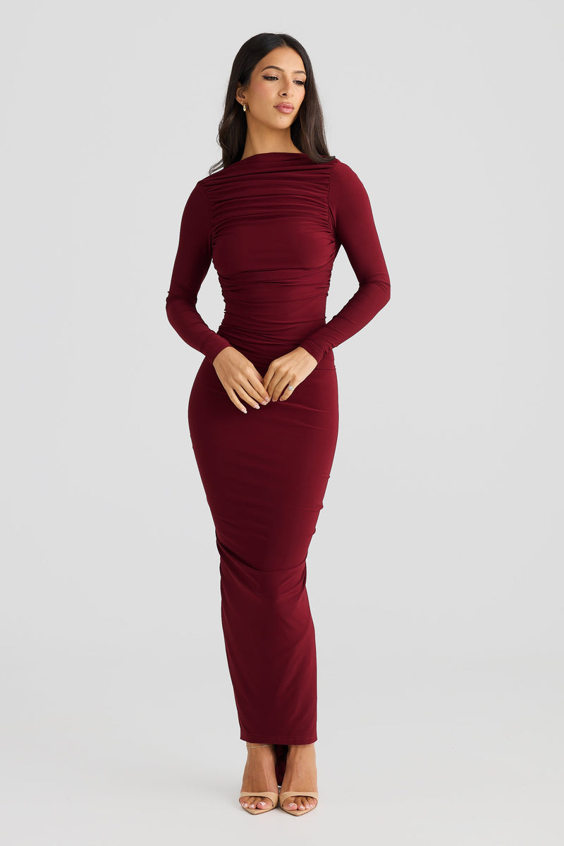 Evelyn Dress - Shiraz - SHOPJAUS - JAUS