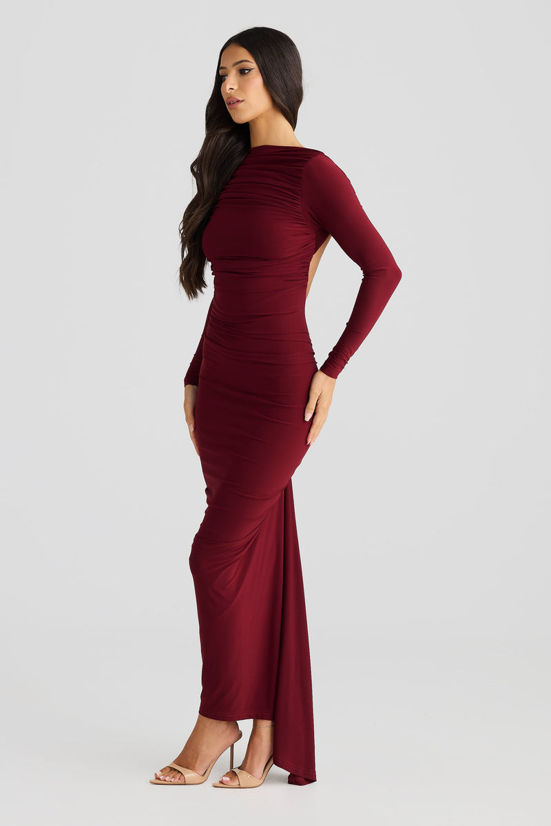 Evelyn Dress - Shiraz - SHOPJAUS - JAUS