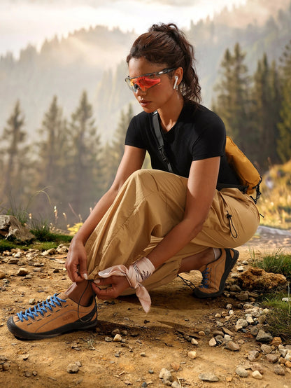 Exploreva Flap Pocket Drawstring Waist Outdoor Pants