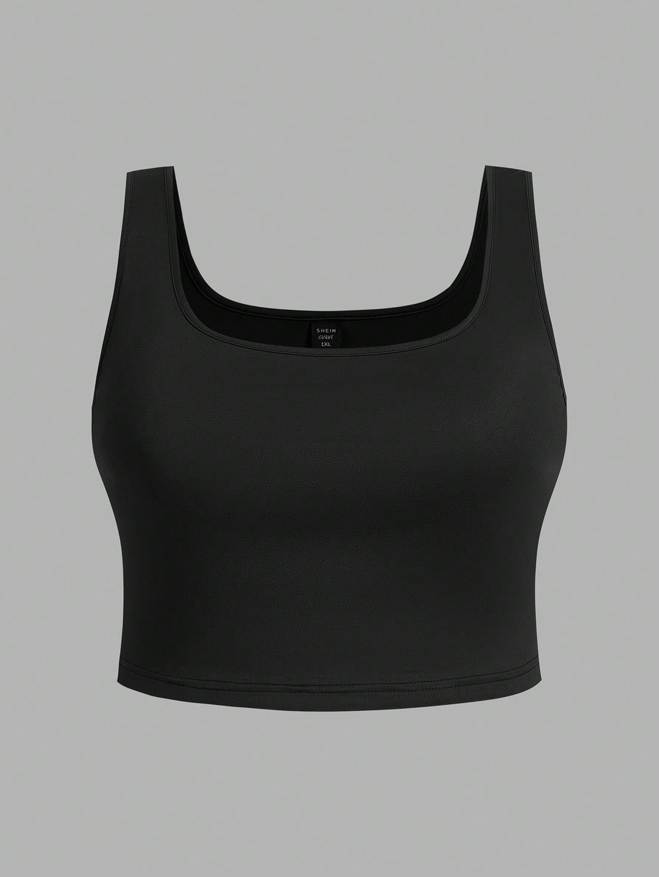 EZwear 3pcs Plus Size Women Casual Round Neck Camisole Tops, Suitable For Summer