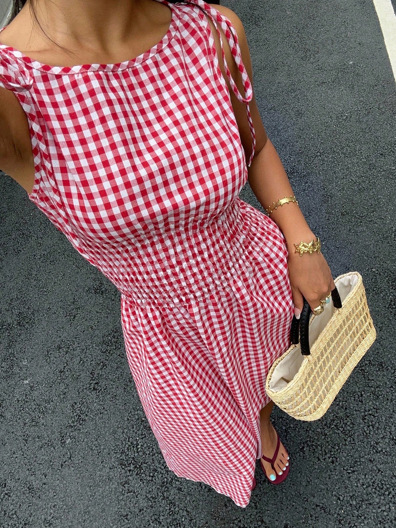 EZwear Pale Yellow Striped Woven Women's Dress,Summer Dresses For Women