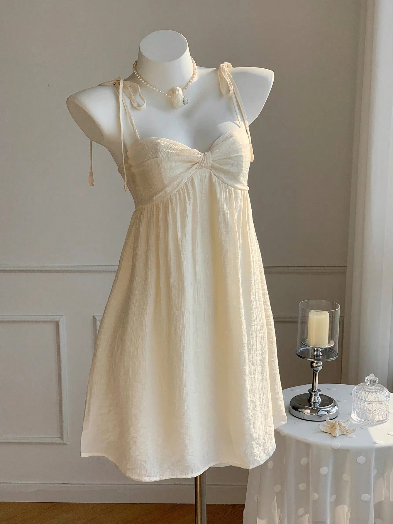 EZwear Women's Holiday Casual Solid Color Suspender Linen Dress,Summer Dresses For Women,Pastel Dresses For Women