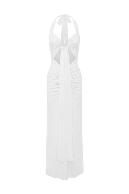 Flora Maxi Dress - White