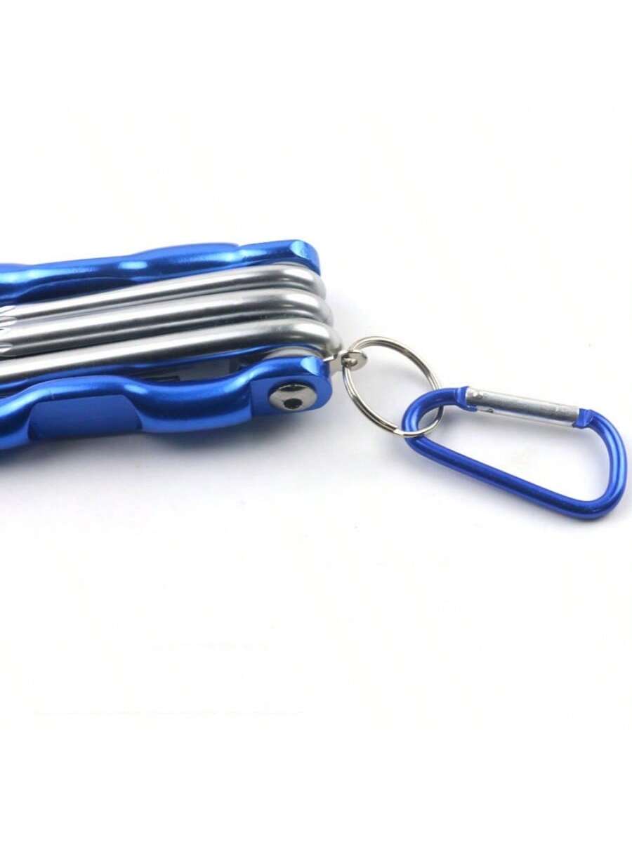 Folding Hex Wrench Metal Metric Allen Wrench Set Hexagonal Screwdriver Hex Key Wrenches Allen Keys Hand Tool Portable Set With