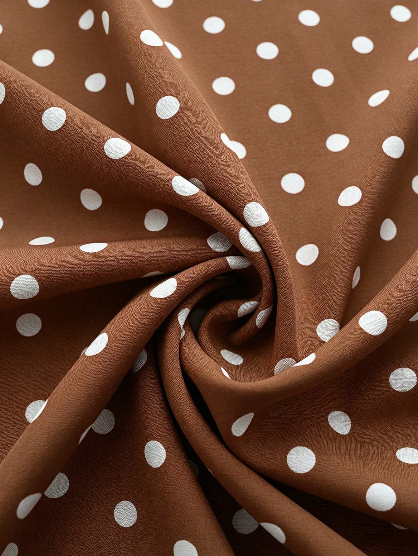 Franclia Women's V-Neck Ruffle Sleeve Pleated Waist Backless Tie Polka Dot Print Dress, Casual Vacation Dress For Spring/Summer