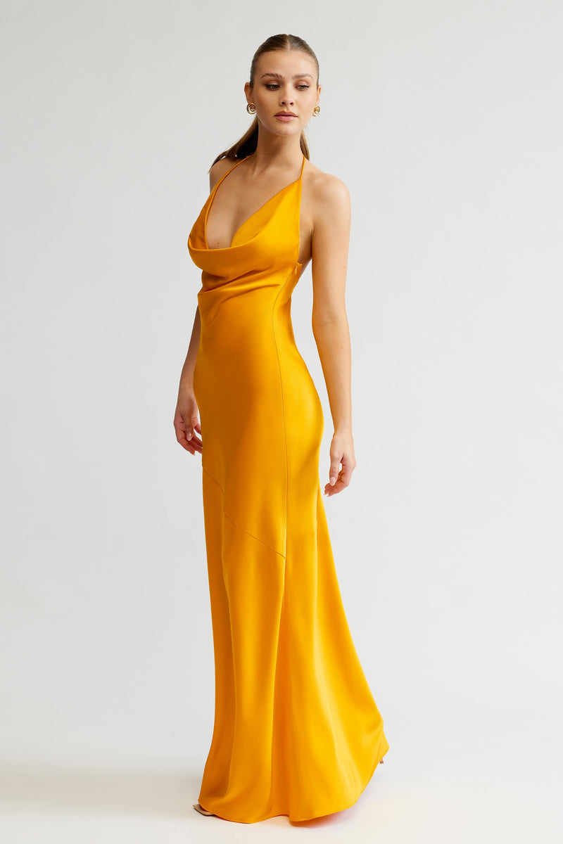 Freya Dress - Saffron - SHOPJAUS - JAUS