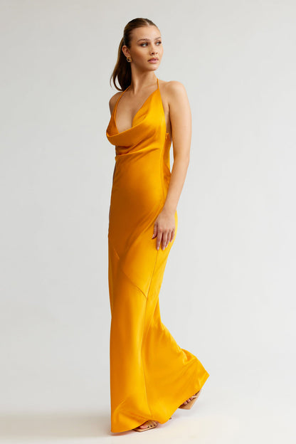 Freya Dress - Saffron - SHOPJAUS - JAUS