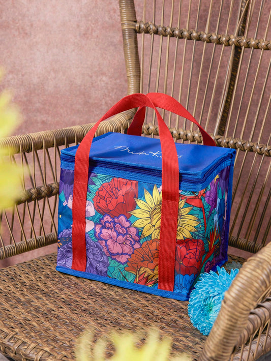 Frida Kahlo X 1 Art Printed Insulated Lunch Bag To Keep Food Warm Or Cold, Picnic Bag, Large Capacity, Holds Lunch Boxes And Drinks, Suitable For Picnic, Camping, Travel, Family, Family, Student