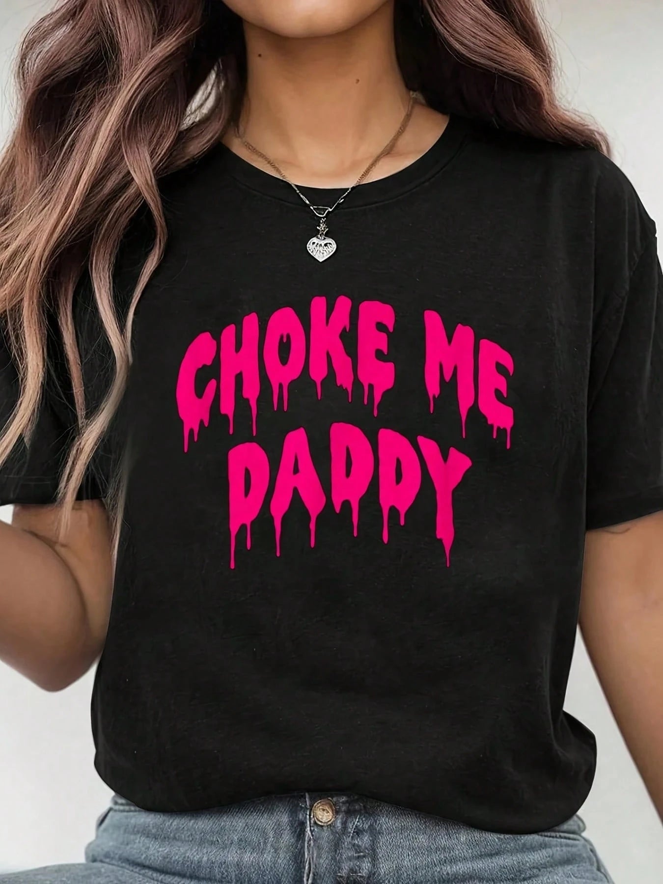 Funny Choke Me Daddy Kinky Humor T-Shirt