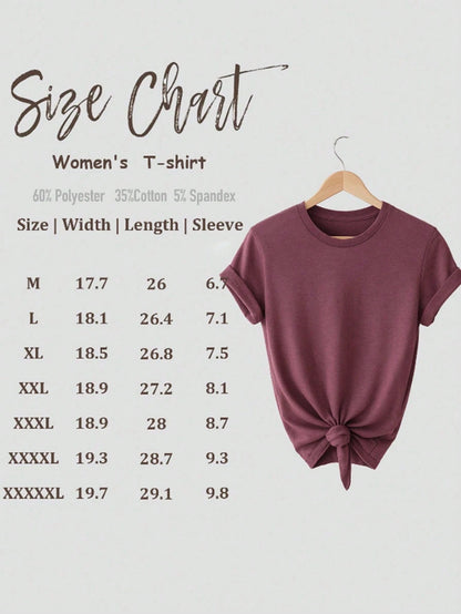 Game Day Football Print Women's Colored Cotton T-Shirt,Understated Luxury Casual Tee Y2K Style With Digital Print An Excellent Gift For Friends