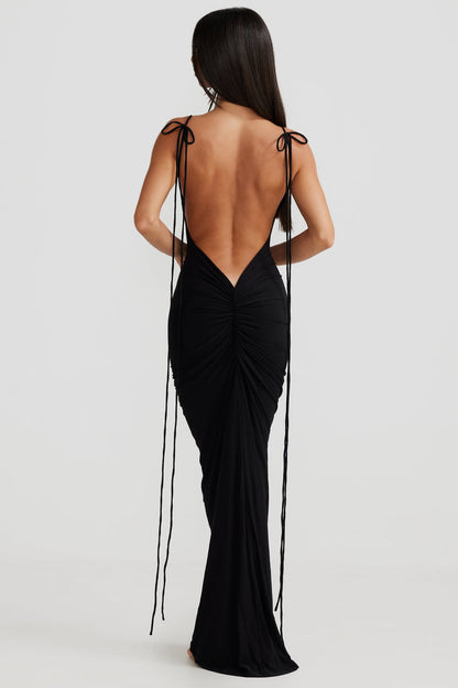 Gia Gown - Black - SHOPJAUS - JAUS