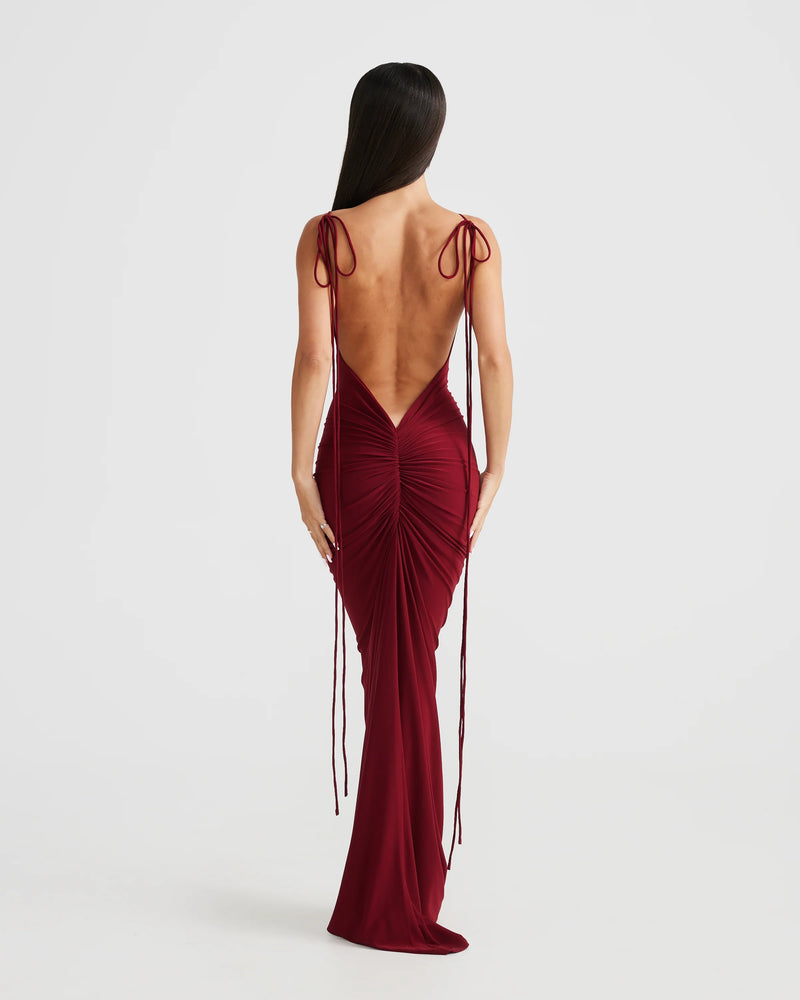 Gia Gown - Wine - SHOPJAUS - JAUS