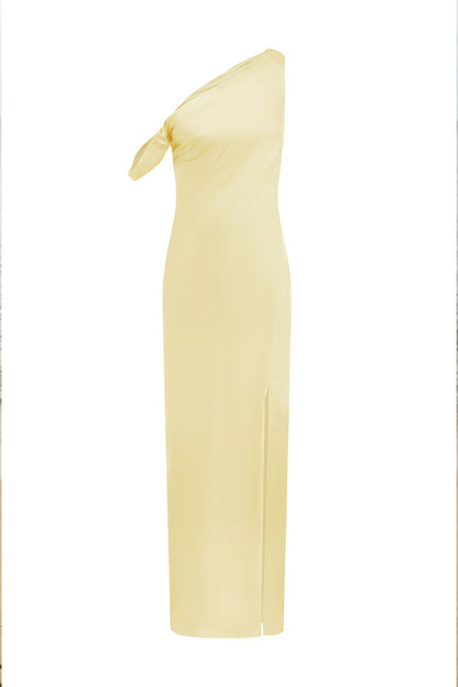 Giana Maxi Dress - Lemon - SHOPJAUS - JAUS