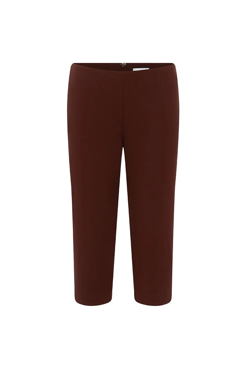 Gisele Capri Pants - Chocolate