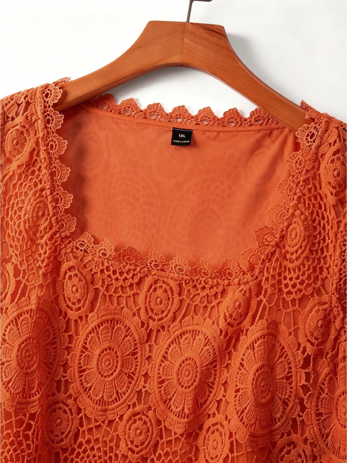 GlowEve CURVE Plus Size Women Fashionable Hollow Lace Elegant Casual Camisole