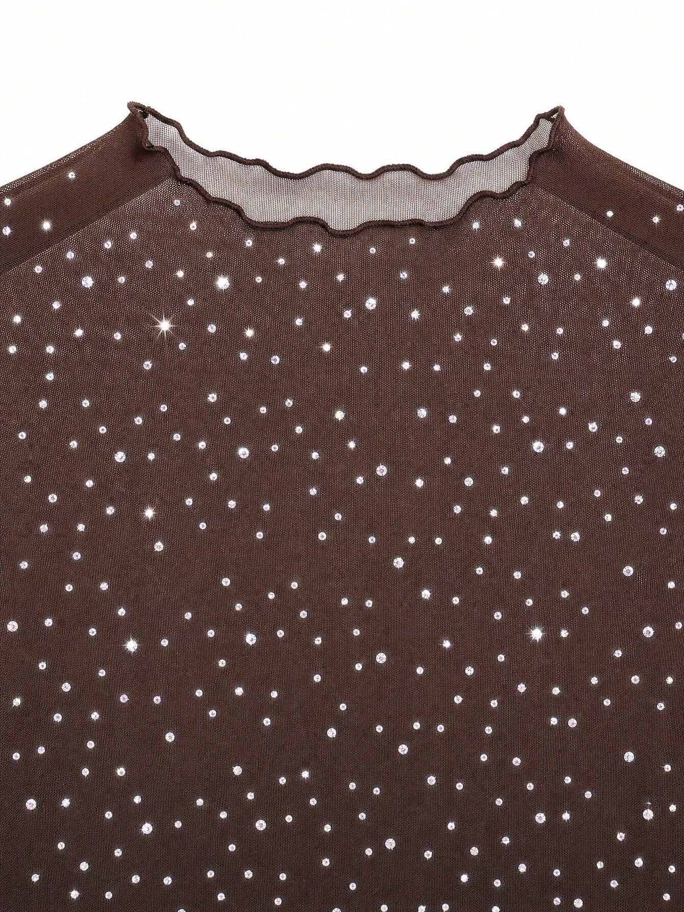GlowEve CURVE Plus Size Women Polka Dot Casual Versatile Daily Wear Long Sleeve T-Shirt