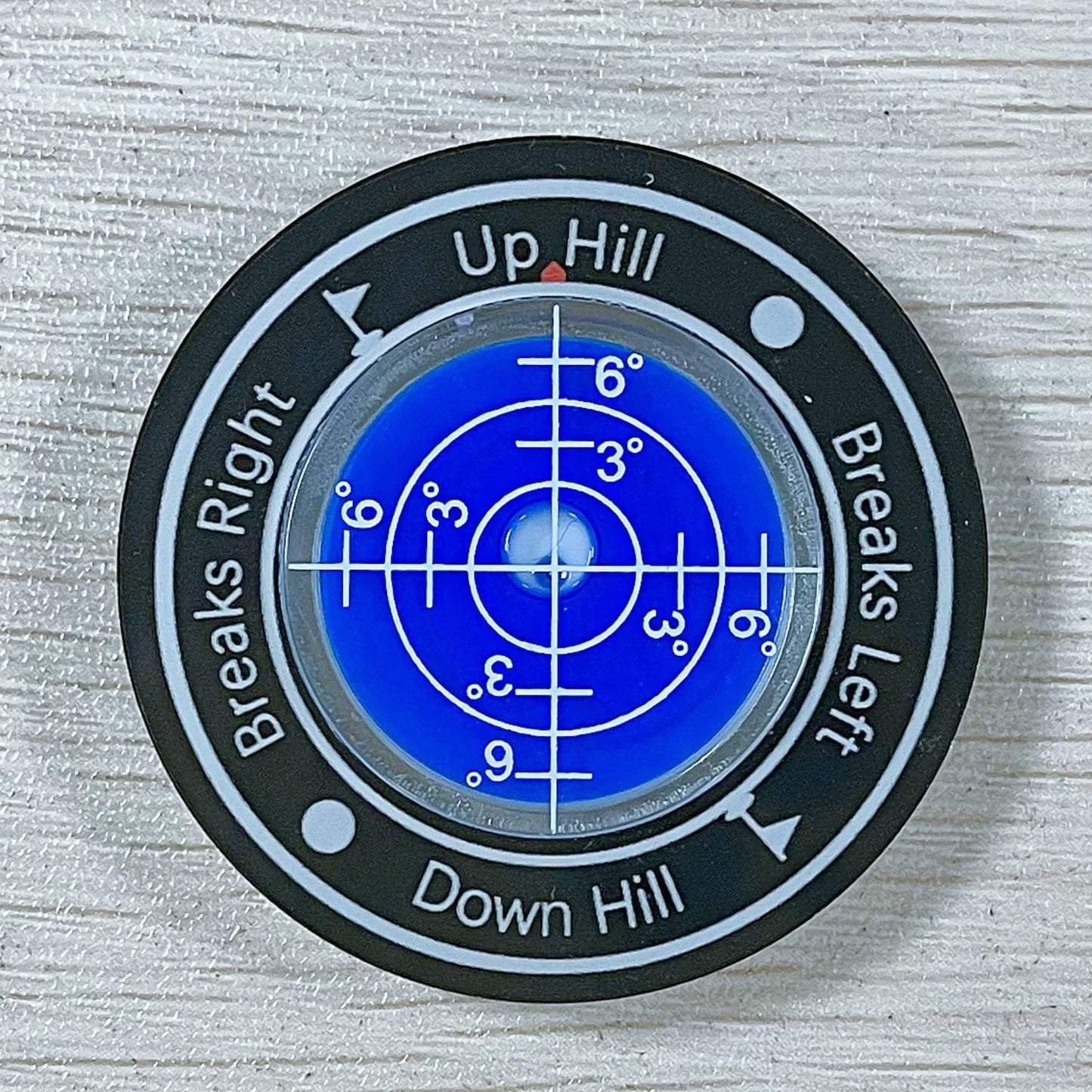 Golf Ball Marker, Slope Reader, Putter Ball Marker, Golf Level Measurement Tool With Magnetic Hat Clip