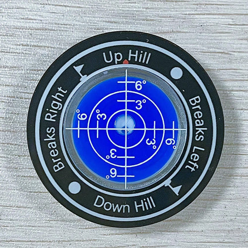 Golf Ball Marker, Slope Reader, Putter Ball Marker, Golf Level Measurement Tool With Magnetic Hat Clip