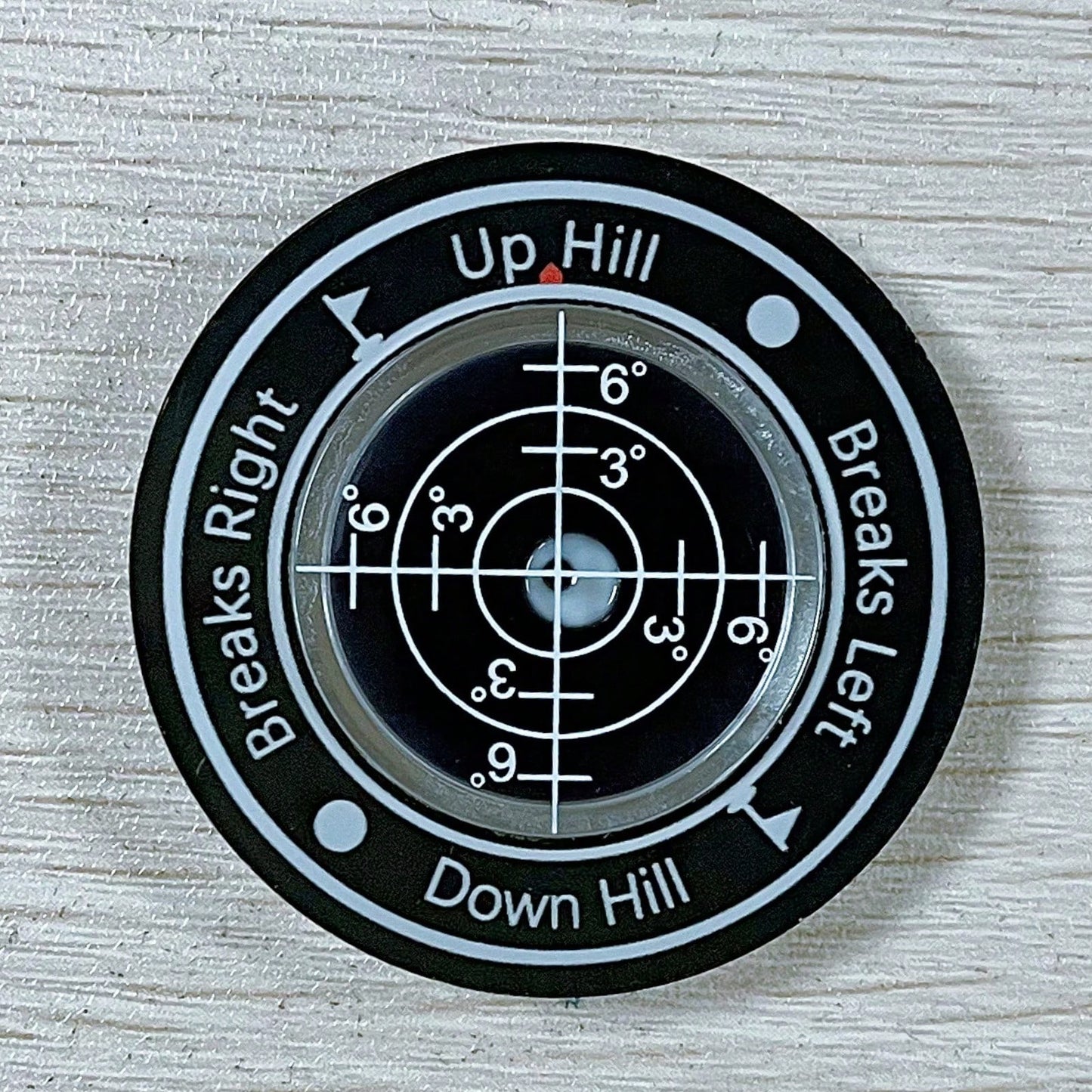 Golf Ball Marker, Slope Reader, Putter Ball Marker, Golf Level Measurement Tool With Magnetic Hat Clip