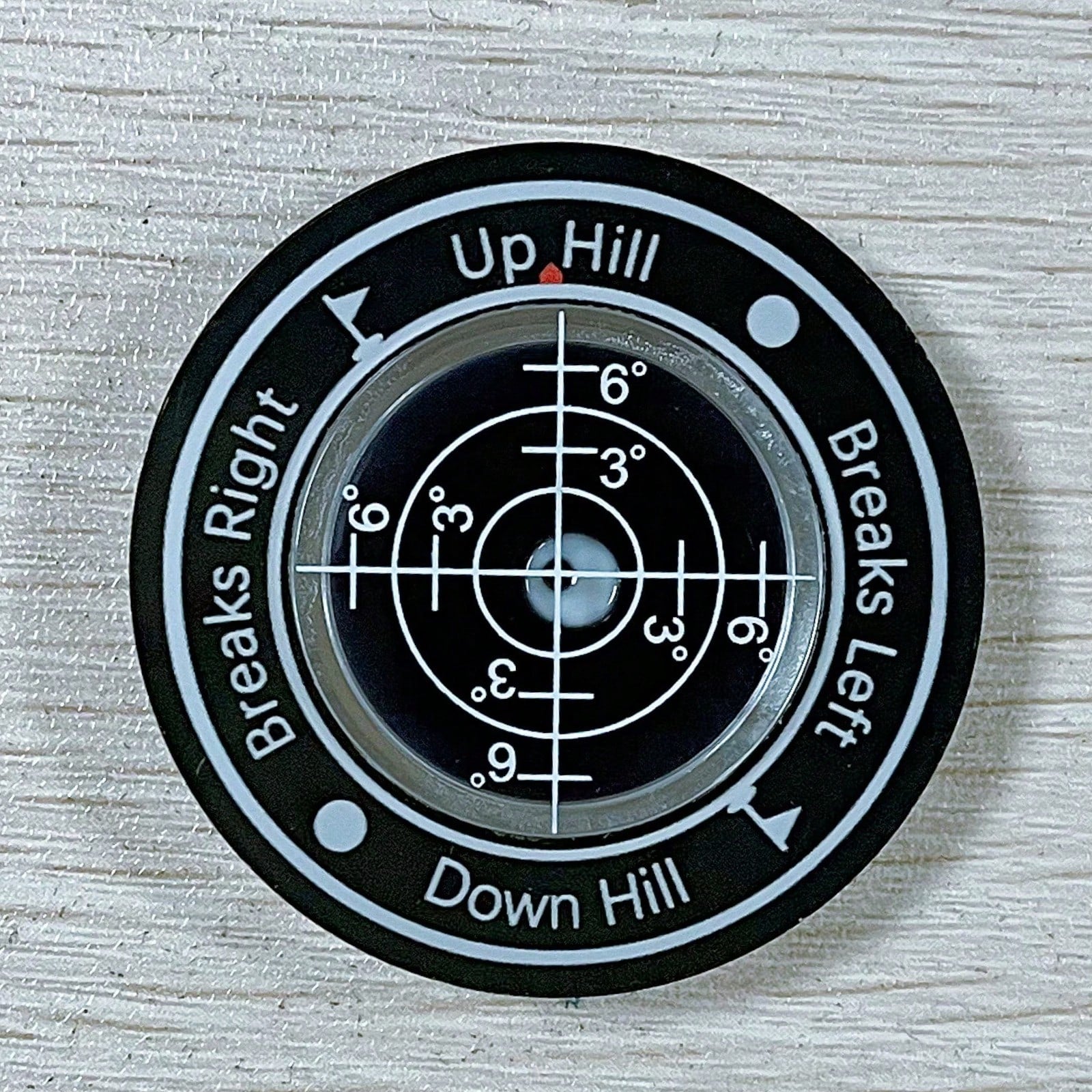 Golf Ball Marker, Slope Reader, Putter Ball Marker, Golf Level Measurement Tool With Magnetic Hat Clip