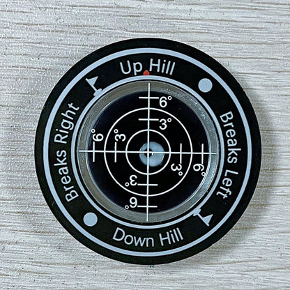 Golf Ball Marker, Slope Reader, Putter Ball Marker, Golf Level Measurement Tool With Magnetic Hat Clip