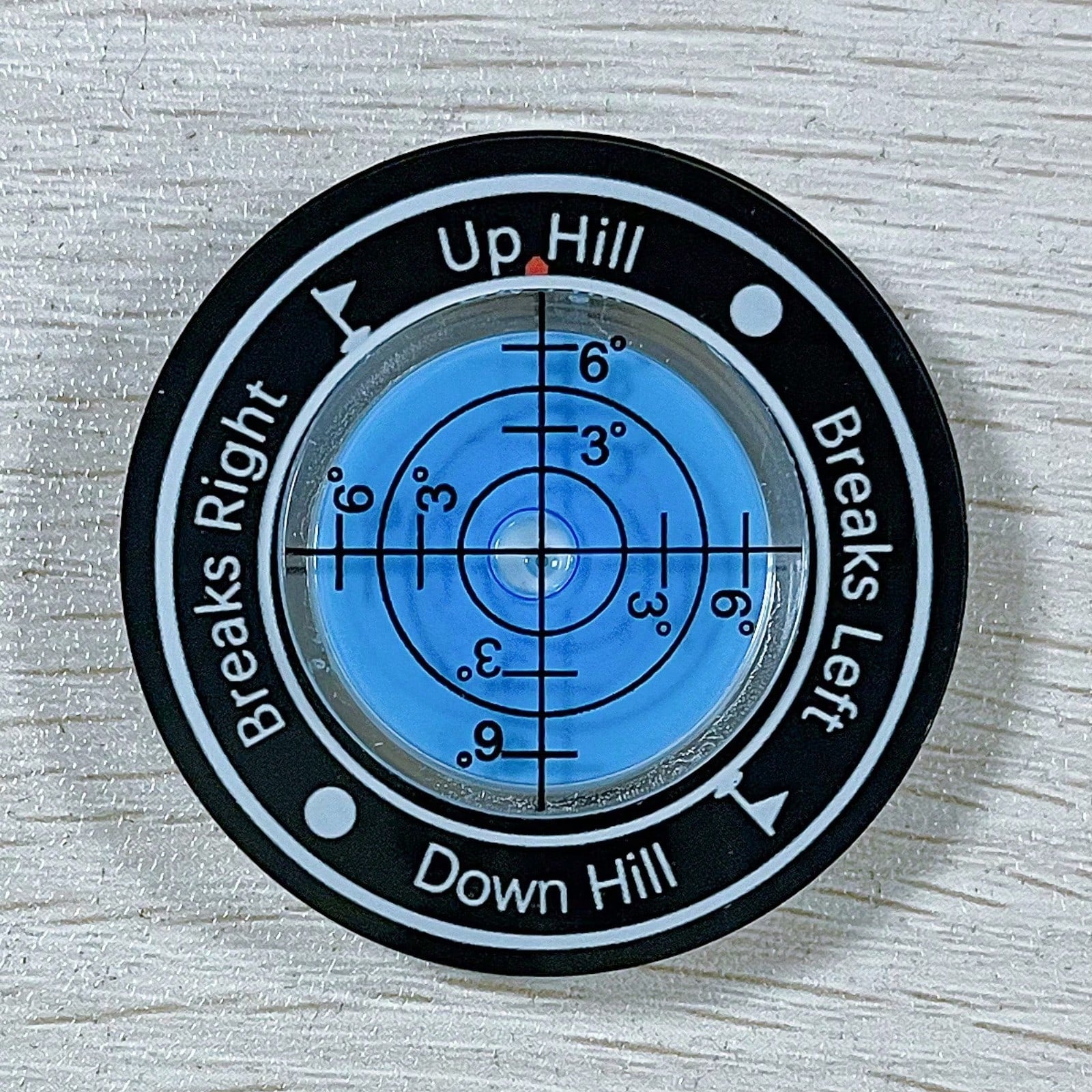 Golf Ball Marker, Slope Reader, Putter Ball Marker, Golf Level Measurement Tool With Magnetic Hat Clip