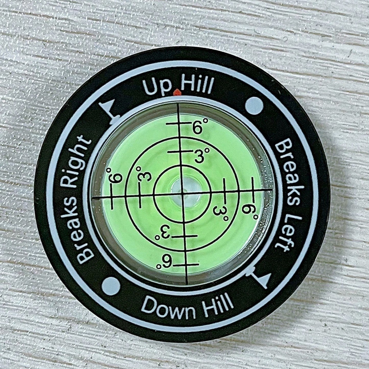 Golf Ball Marker, Slope Reader, Putter Ball Marker, Golf Level Measurement Tool With Magnetic Hat Clip