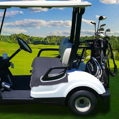 Golf Cart Seat Covers For 2/4-Seater, Microfiber Seat Towel Blanket, Keeps Seats Cool, Clean & Comfortable, Fits EZGO, Club Car, 52 X 32 Inch