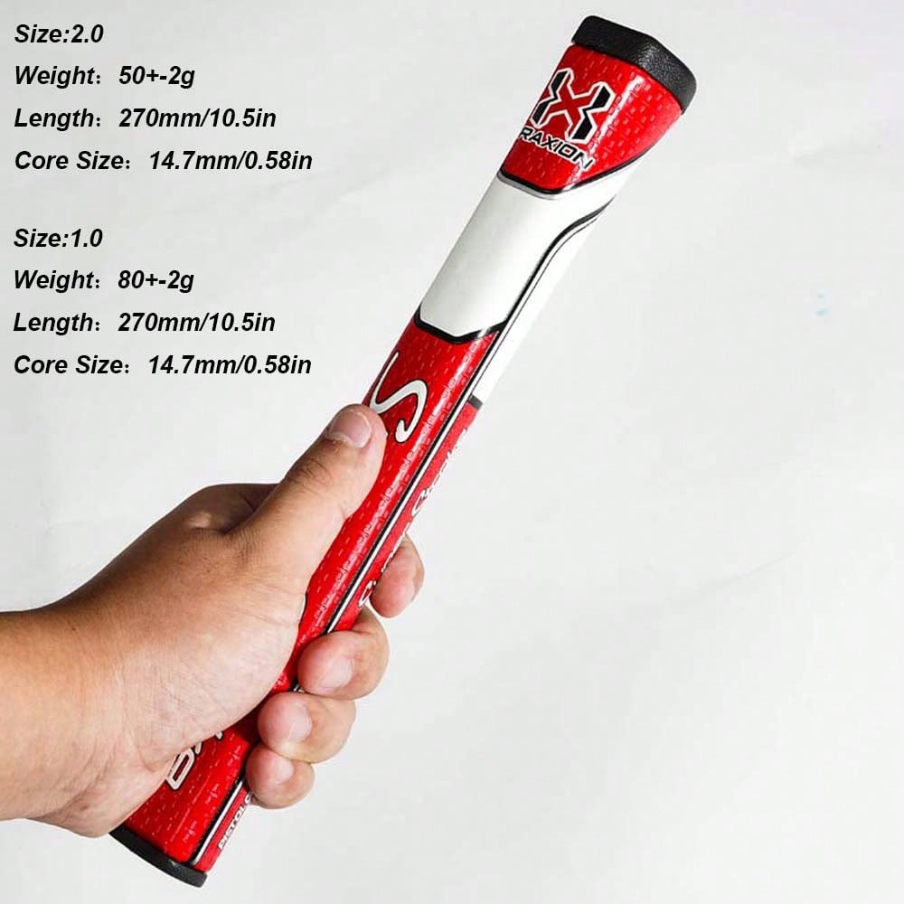 Golf Club Grip With Spyne Technology, Advanced Surface Texture And Adhesion, Reduces Grip Pressure, Unique Parallel Design