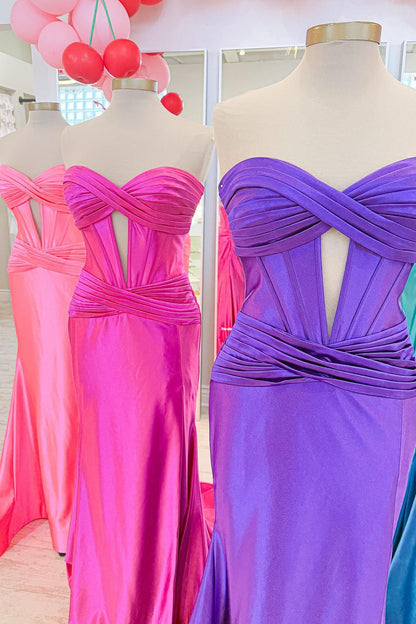 Gorgeous Red Mermaid Long Prom Dress