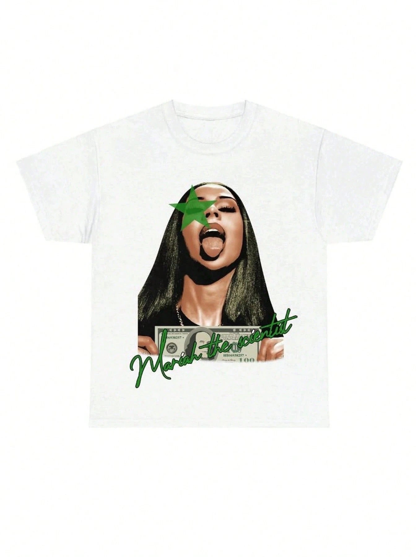Graphic Tee,Printed Casual Versatile Round Neck Short Sleeve T-Shirt
