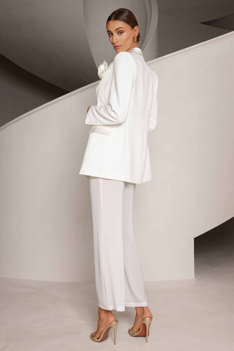 Hallie Blazer - White - SHOPJAUS - JAUS