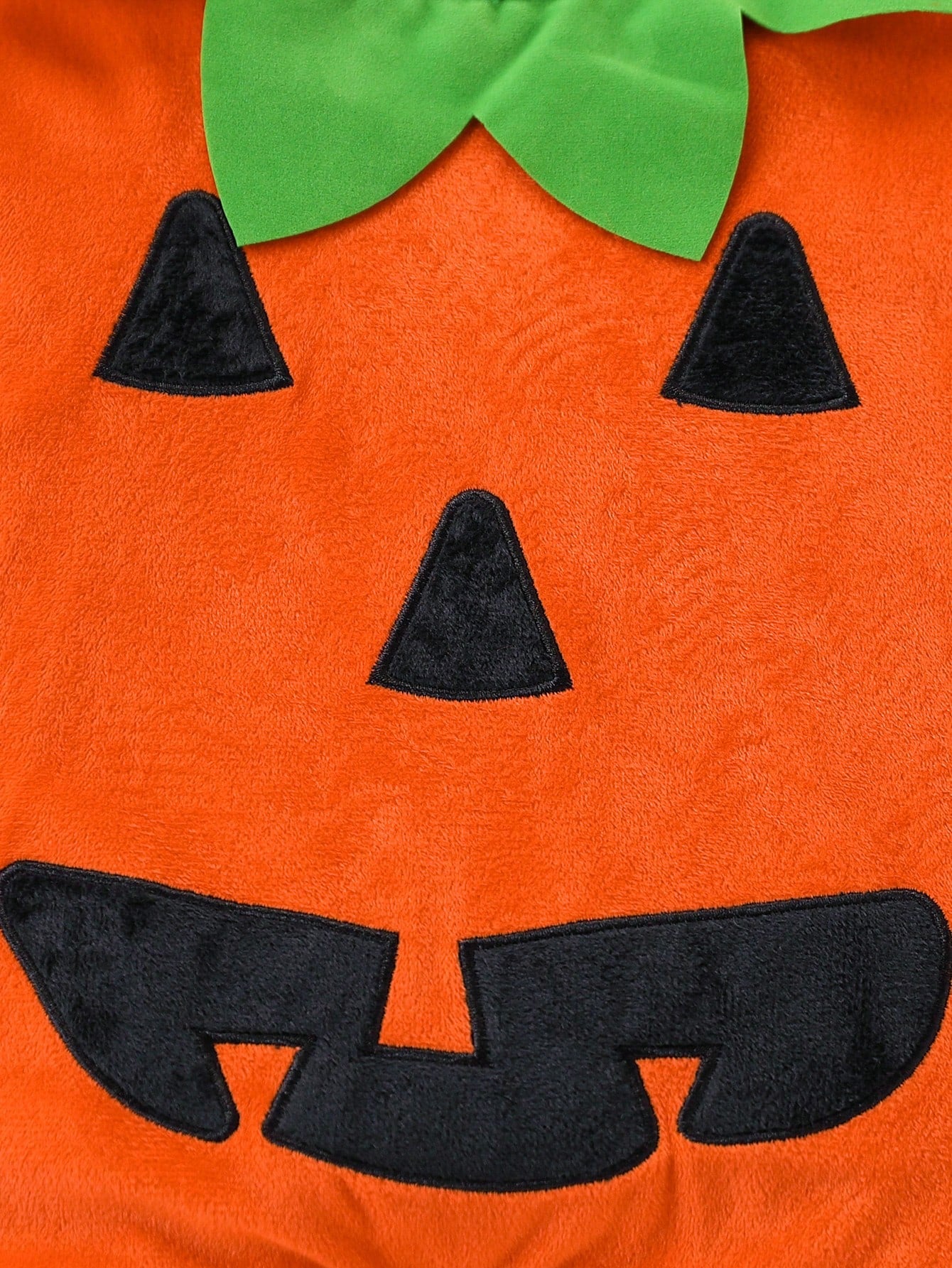 Halloween Baby Boy Pumpkin Outfit- Cute Graphic Jumpsuit + Hat + Shoe Covers Set