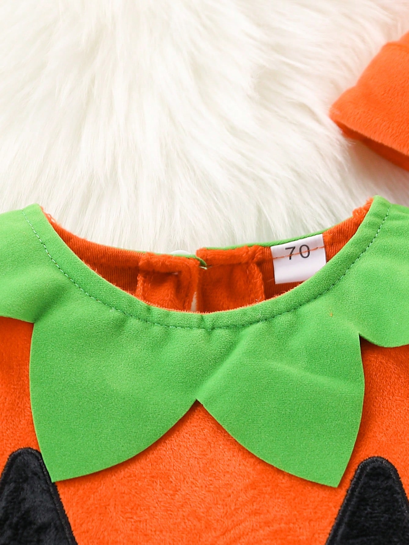Halloween Baby Boy Pumpkin Outfit- Cute Graphic Jumpsuit + Hat + Shoe Covers Set