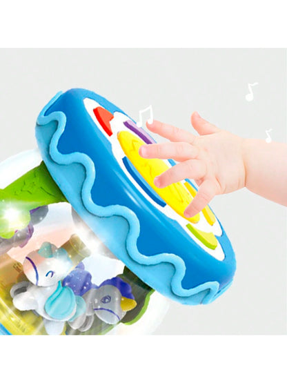 Hand Drum Kit Baby Toy Musical Instruments Rotate Mini Drum Toys Early Educational Baby Gifts