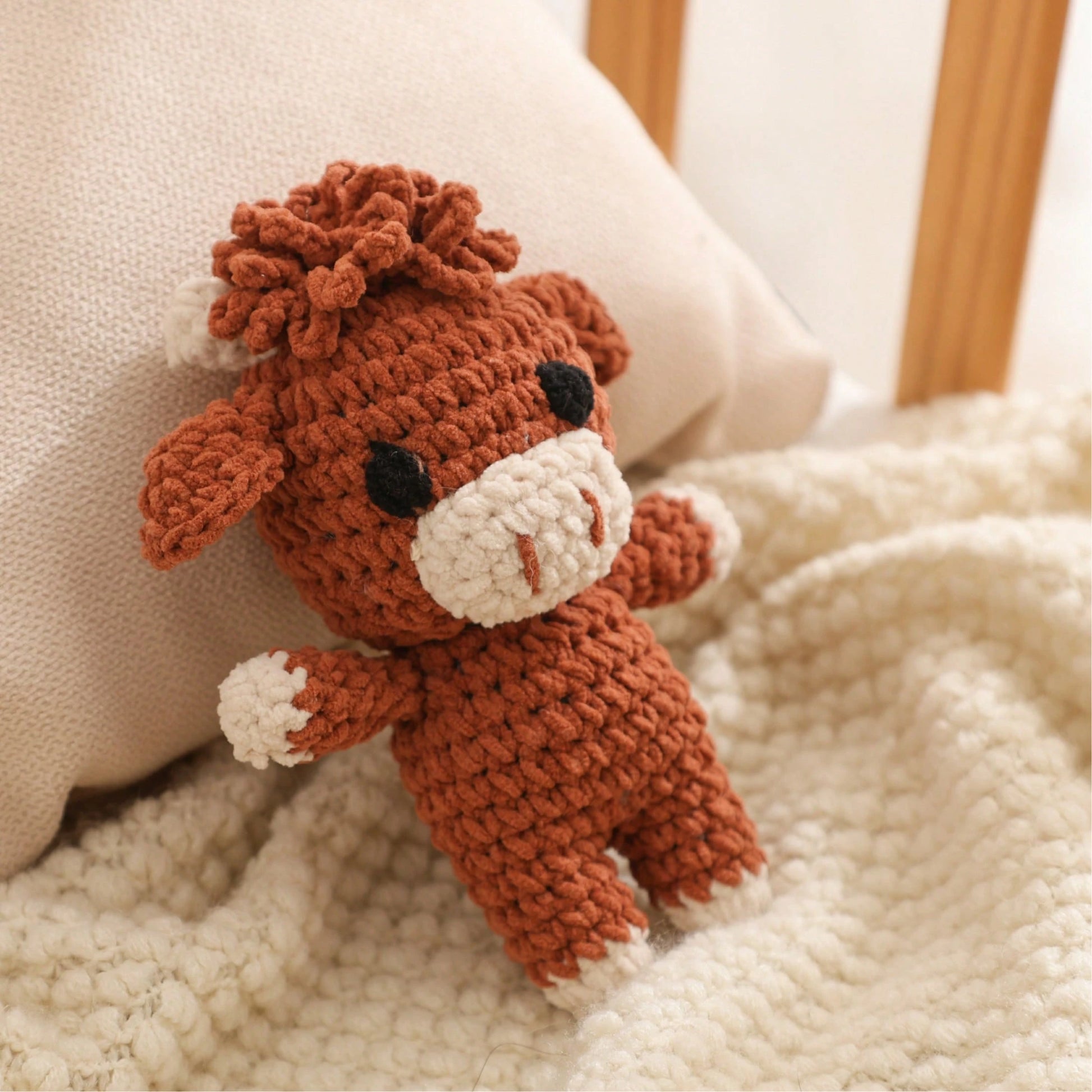 Handmade Rattle, Soft Knitted Toy, Suitable For Toddlers And Children, Perfect Gift For Christmas, Halloween, Thanksgiving