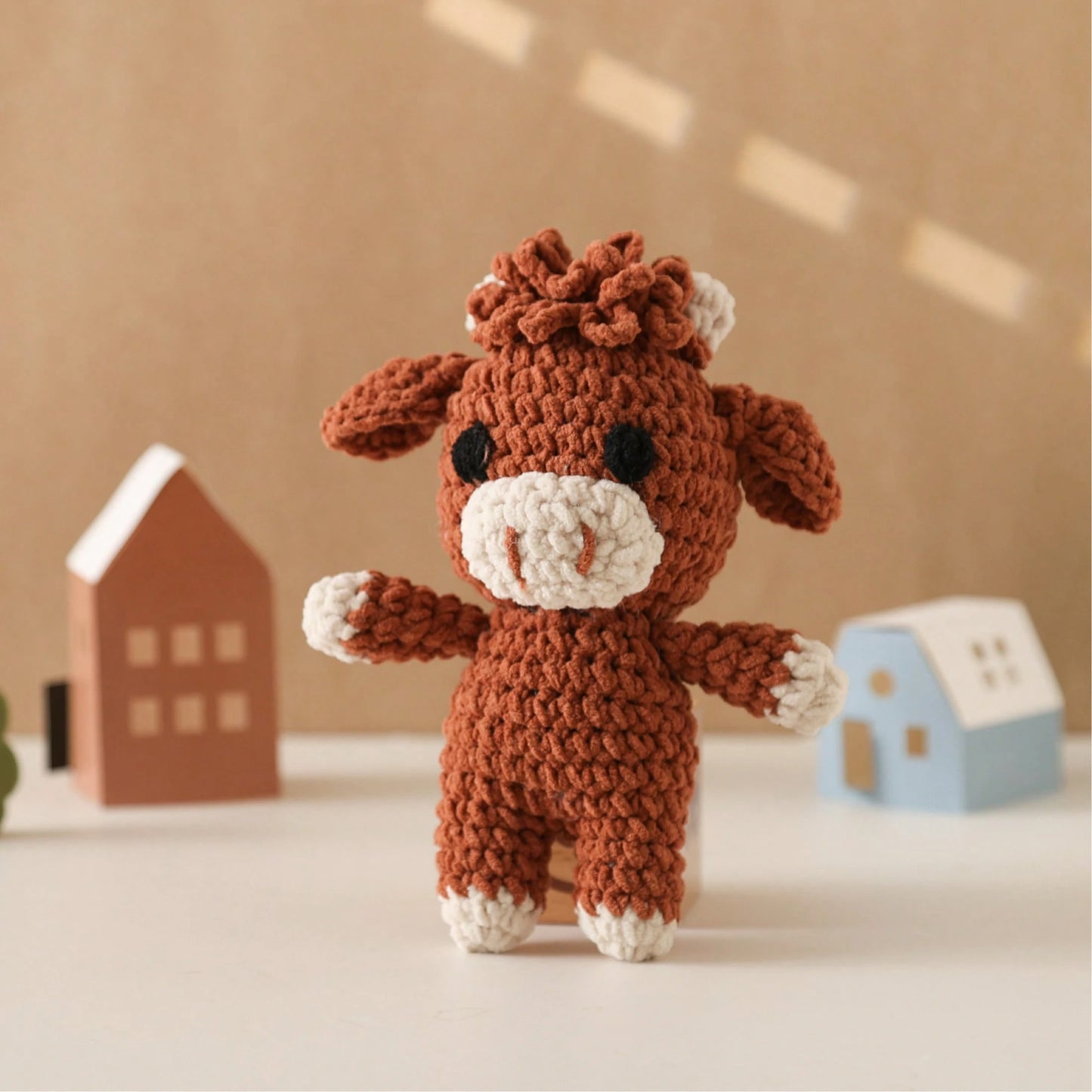 Handmade Rattle, Soft Knitted Toy, Suitable For Toddlers And Children, Perfect Gift For Christmas, Halloween, Thanksgiving