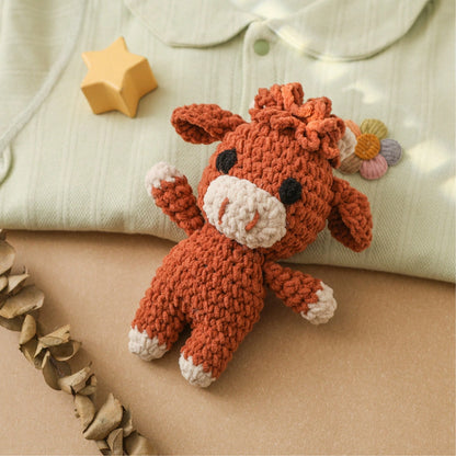 Handmade Rattle, Soft Knitted Toy, Suitable For Toddlers And Children, Perfect Gift For Christmas, Halloween, Thanksgiving