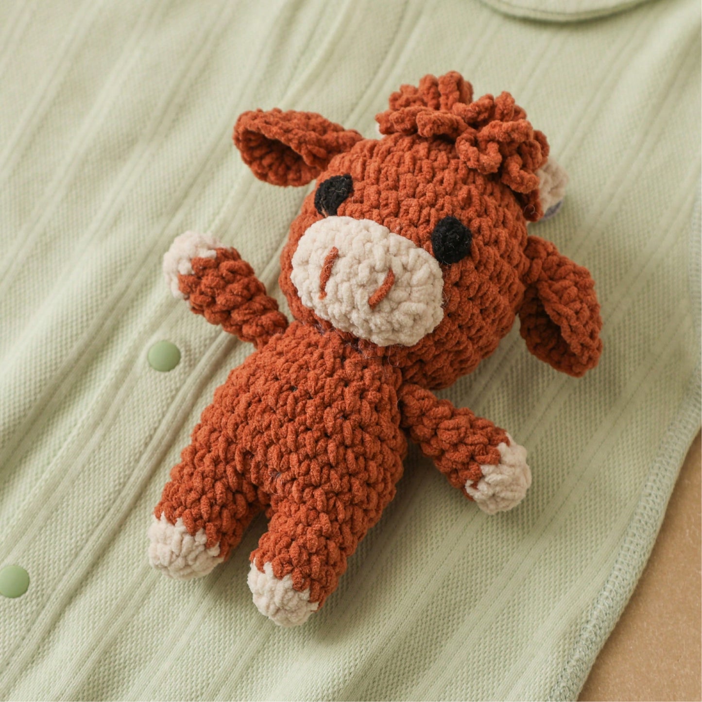 Handmade Rattle, Soft Knitted Toy, Suitable For Toddlers And Children, Perfect Gift For Christmas, Halloween, Thanksgiving