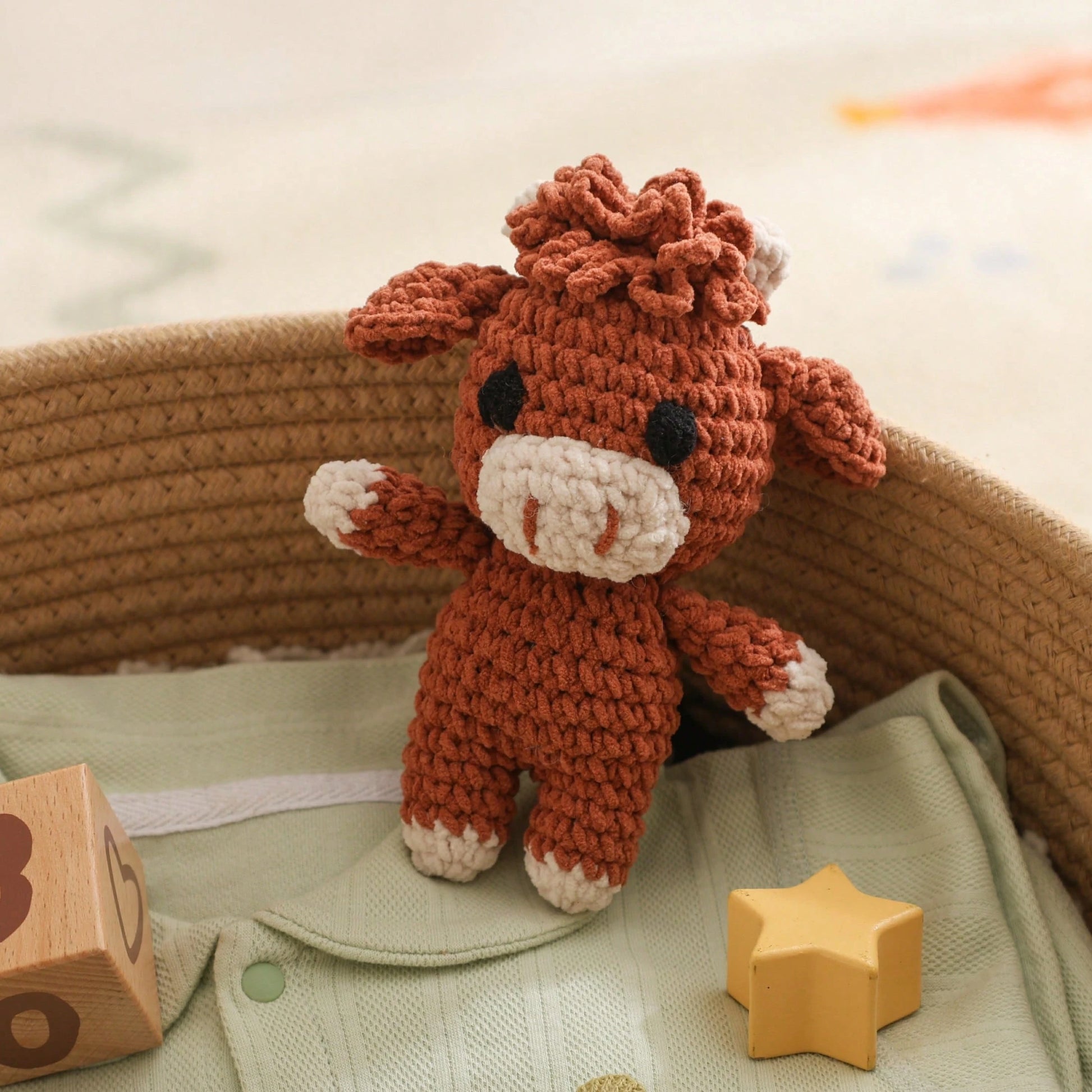 Handmade Rattle, Soft Knitted Toy, Suitable For Toddlers And Children, Perfect Gift For Christmas, Halloween, Thanksgiving