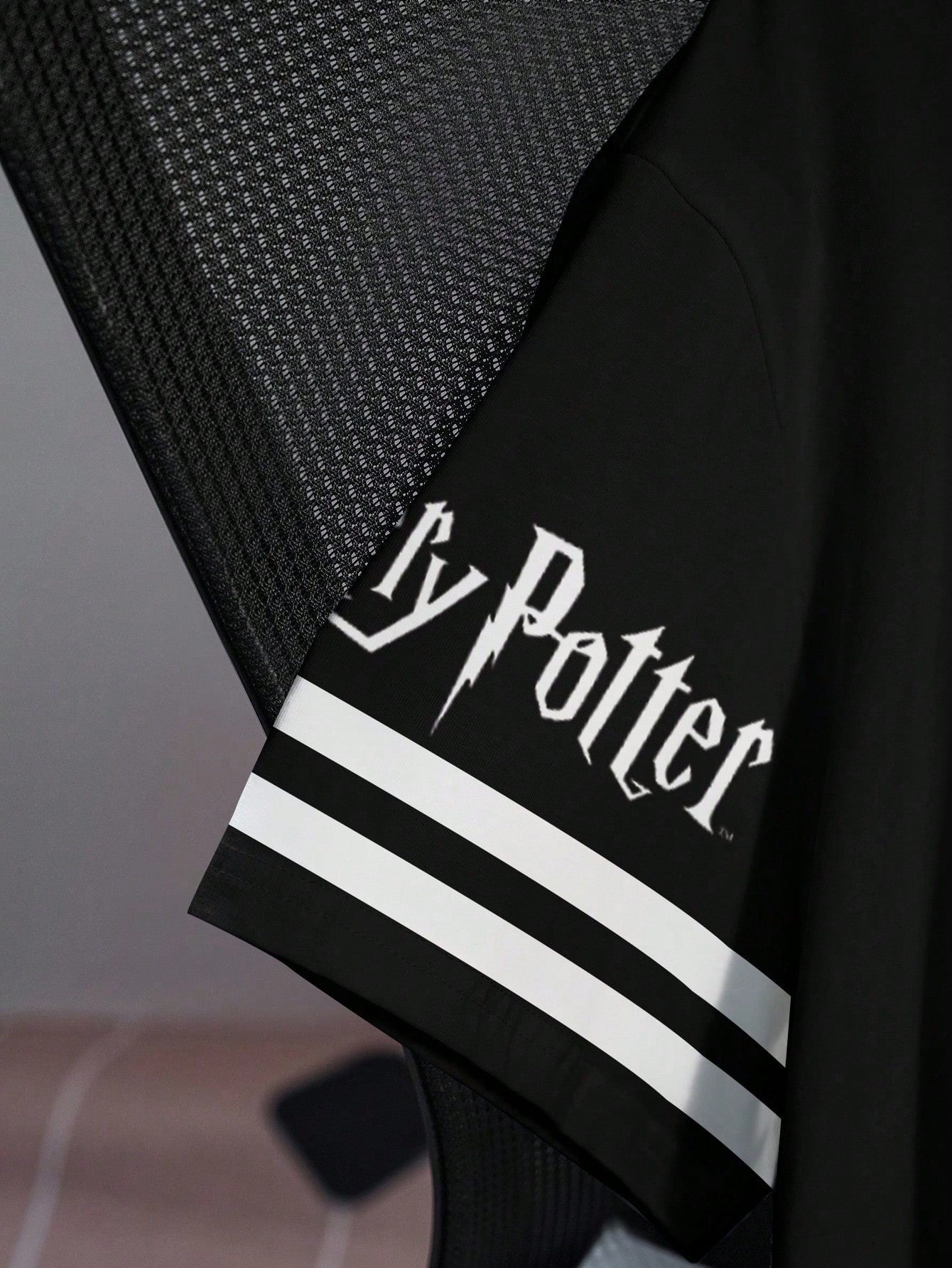 HARRY POTTER X Plus Size Summer Casual College Badge Print Short Sleeve T-Shirt